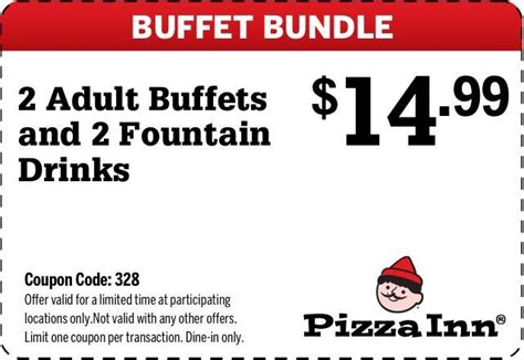 Printable Pizza Inn Buffet Coupons